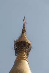 25-The hti (umbrella) on the top of the Shwedagon Pagoda